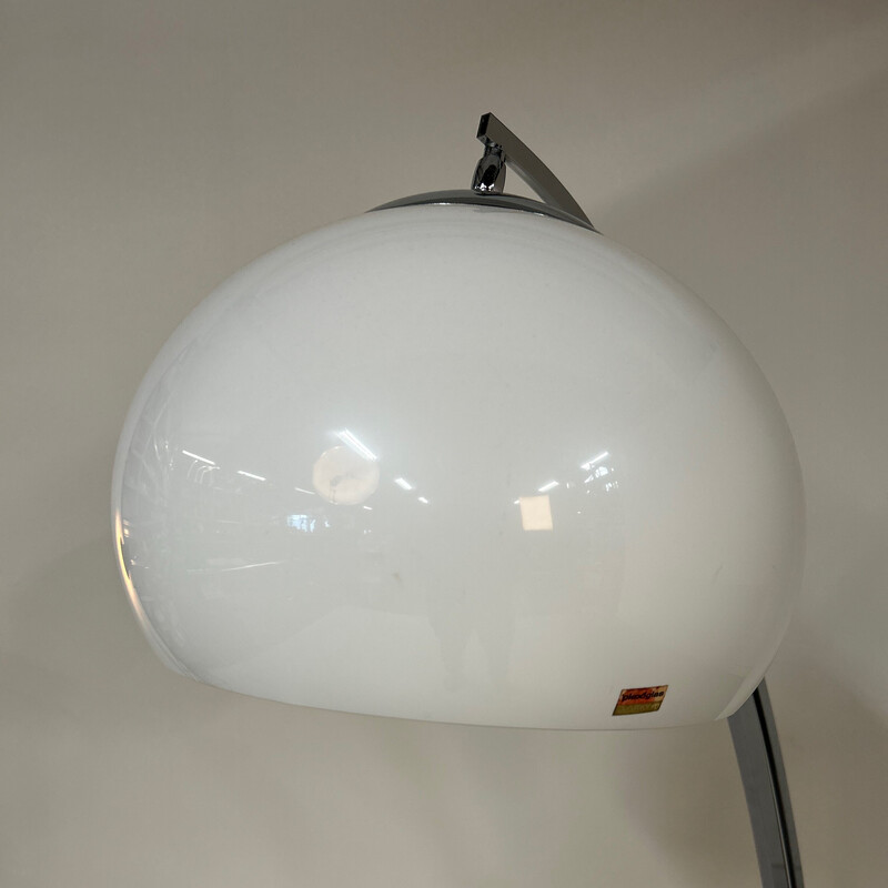 Vintage white lamp for Sölken Leuchten, 1970