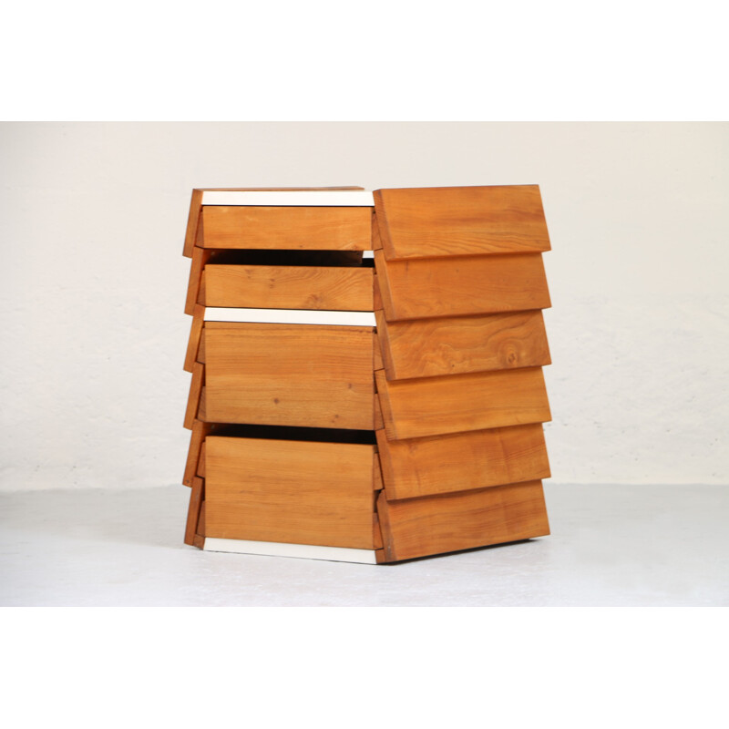 Small french chest of drawers by Pierre Chapo - 1950s