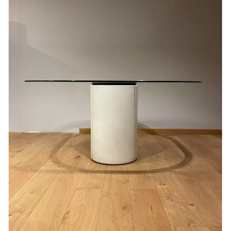 Table à repas vintage par Tobia Scarpa pour B et B Italia, Italie 1973