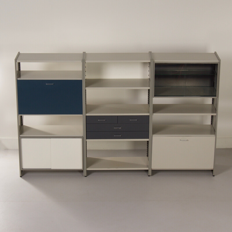 Vintage metal wall unit by Andre Cordemeyer for Gispen, 1950