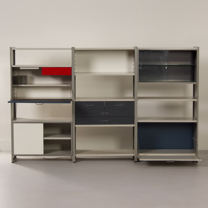 Vintage metal wall unit by Andre Cordemeyer for Gispen, 1950