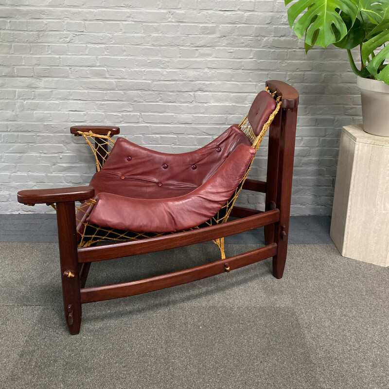 Vintage rosewood lounge chair by Jean Gillon for Cidam furniture company, Brazil 1968