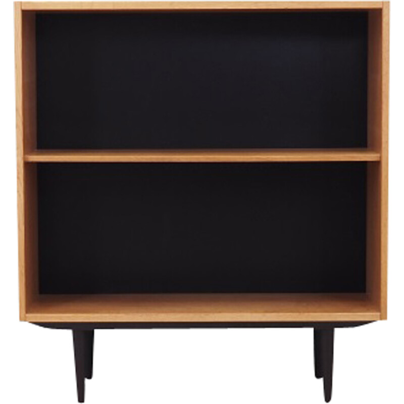 Vintage ash veneer bookcase, Denmark 1970