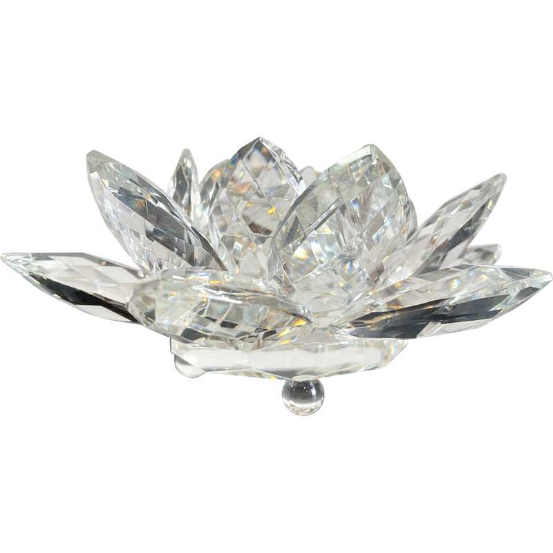 Vintage paperweight in chased crystal