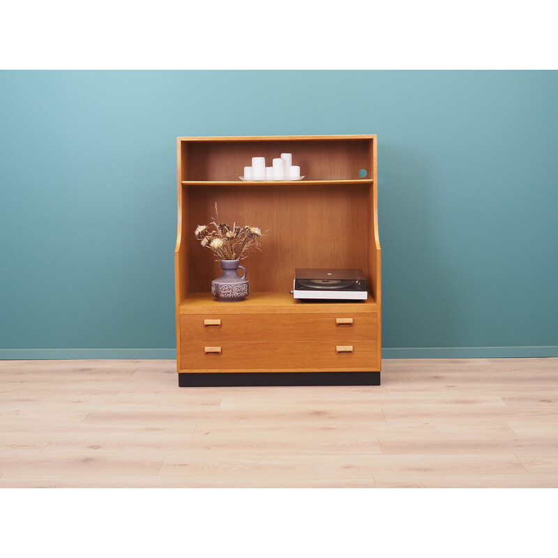 Vintage ash bookcase by Børge Mogensen for Søborg Møbler, Denmark 1970