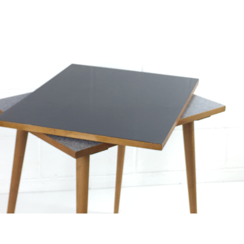 Side table with a rotating tray produced by Tatra nabytok  - 1960s