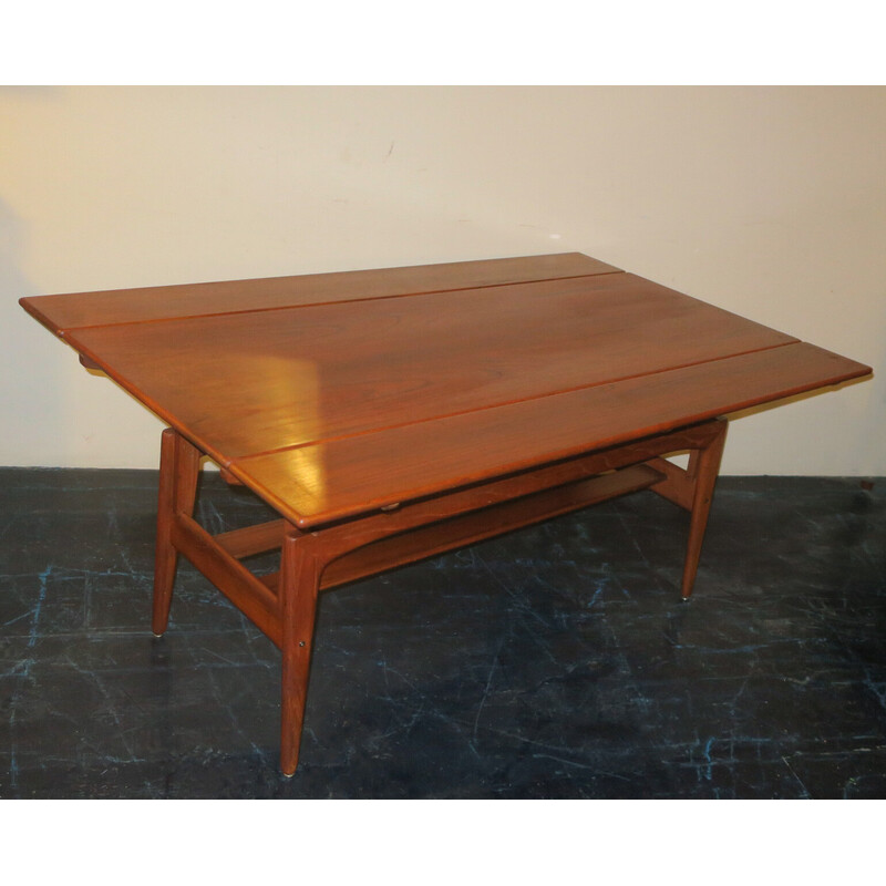 Vintage teak dining table by Kai Kristiansen, 1960