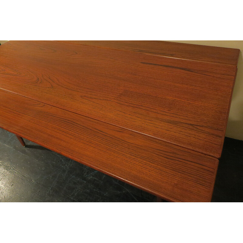 Vintage teak dining table by Kai Kristiansen, 1960