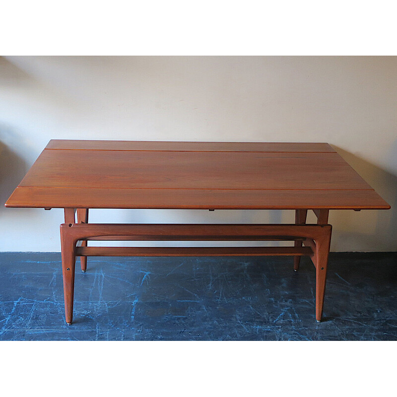 Vintage teak dining table by Kai Kristiansen, 1960