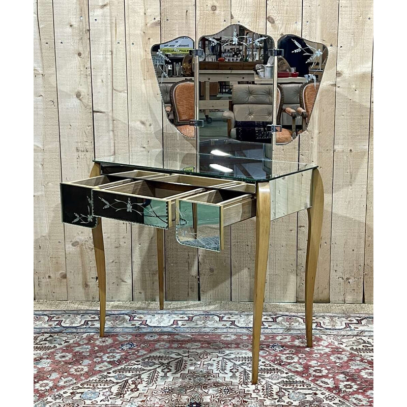 Vintage dressing table with removable mirror, 1940
