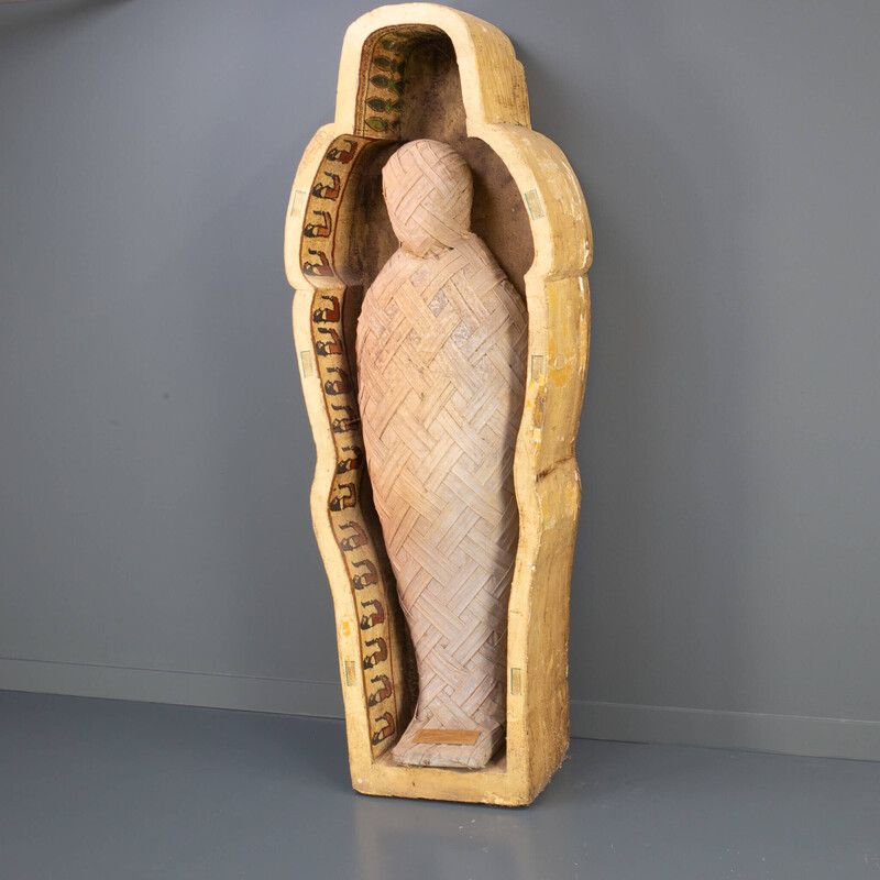 Vintage mummy decoration piece for Yves St Laurent fashion show, 1990