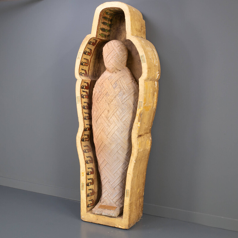 Vintage mummy decoration piece for Yves St Laurent fashion show, 1990