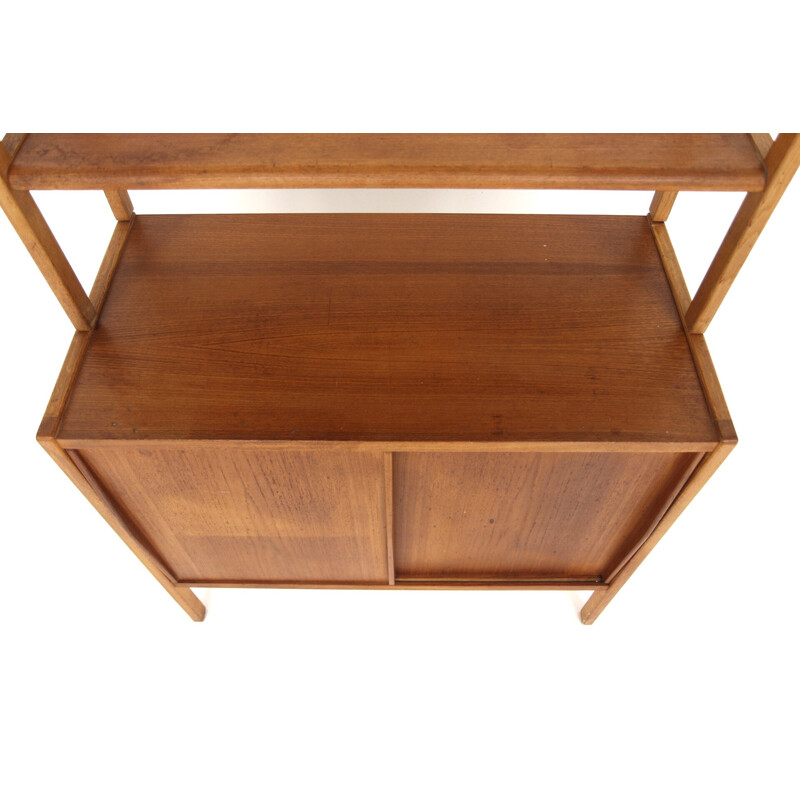 Vintage oak bookcase by Bertil Fridhagen for Bodafors, Sweden 1960