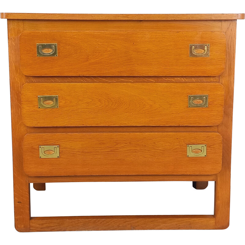 Vintage oak chest of drawers, 1960