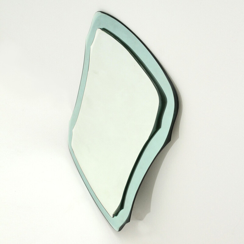 Wall italian vintage mirror - 1970s