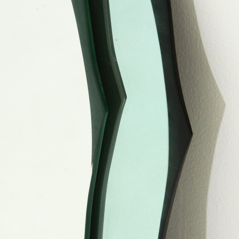 Miroir vintage italien double verre - 1970