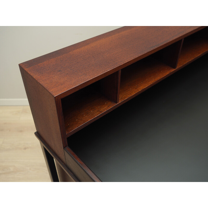 Vintage oak veneer desk, Denmark 1970