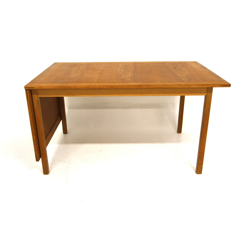 Vintage teak dining table by Bertil Fridhagen for Bodafors, Sweden 1950