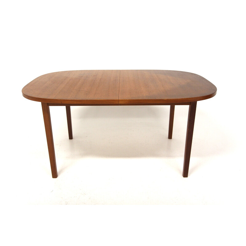 Vintage teak dining table with 2 extensions for Tibro, Sweden 1960
