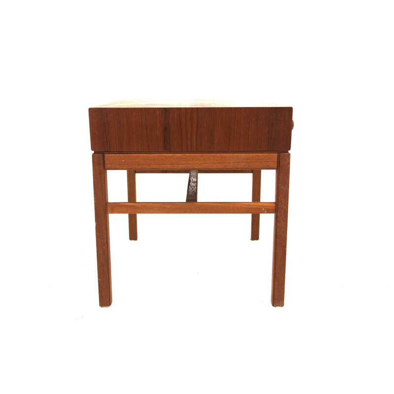 Vintage "Casino" teak bedside table by Engström and Myrstran for Bra Bohag, Sweden 1960