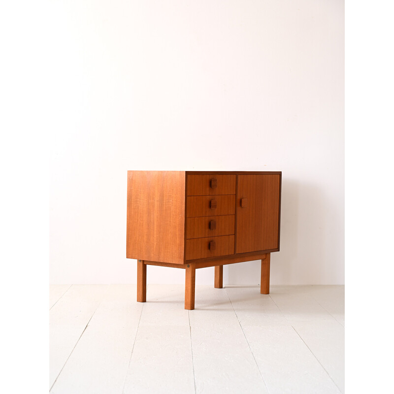 Vintage teak chest of drawers with drawers, Sweden 1960