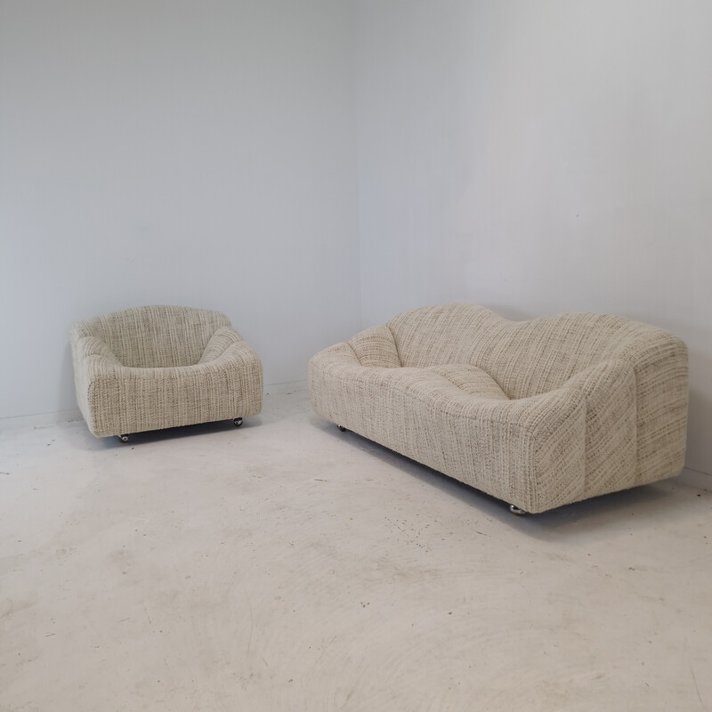3-Sitzer-Sofa aus Wolle von Pierre Paulin für Artifort, 1960