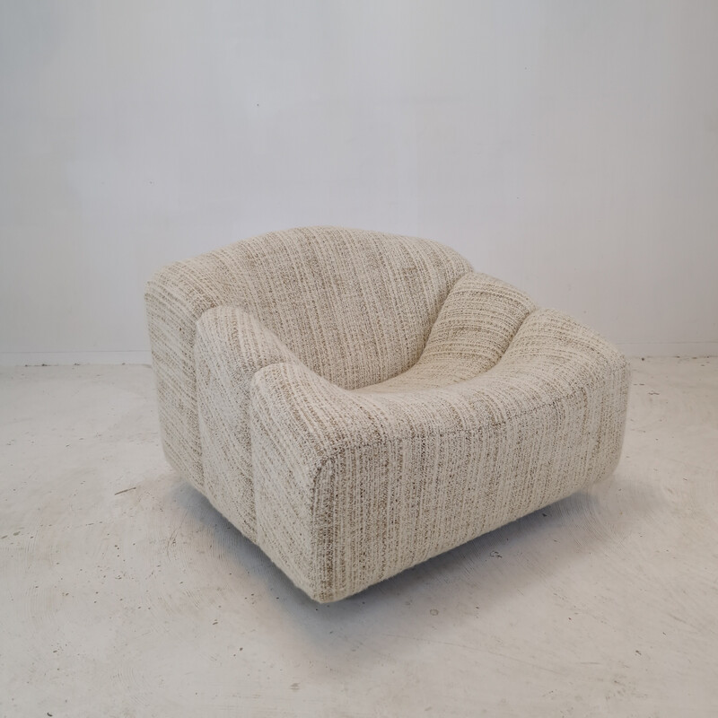 Vintage 3-seater wool sofa by Pierre Paulin for Artifort, 1960
