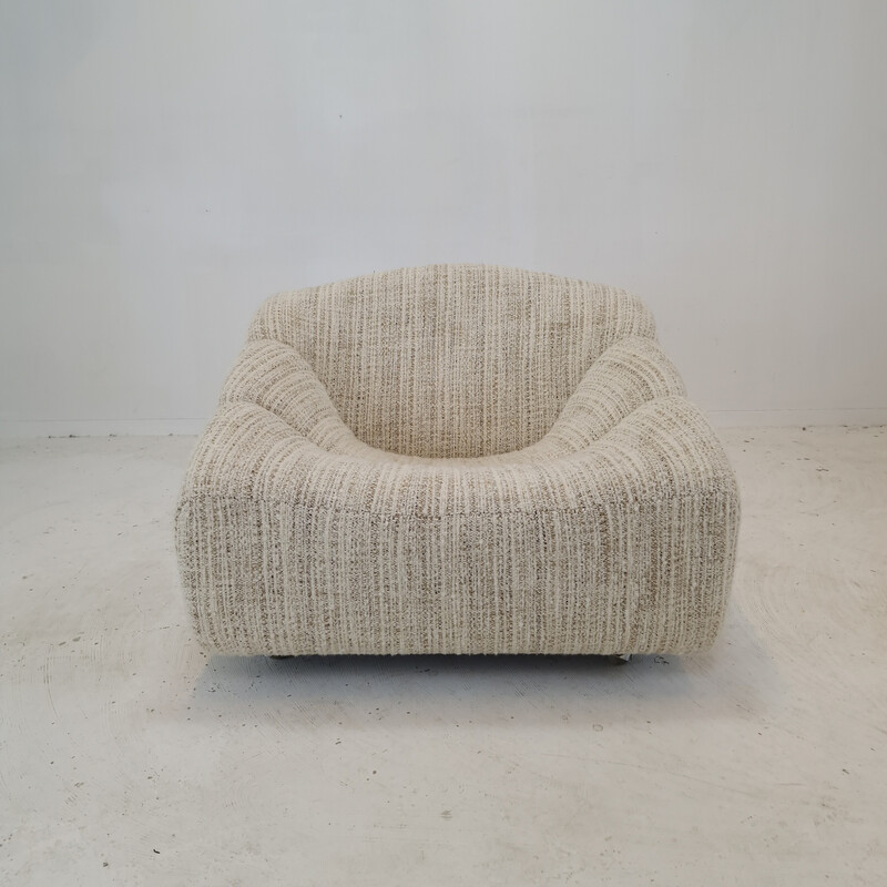 Vintage 3-seater wool sofa by Pierre Paulin for Artifort, 1960