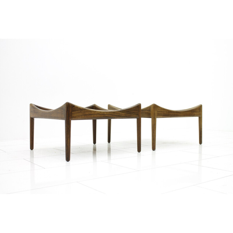 Paire de tables d'appoint en palissandre de Christian Solmer Vedel - 1960