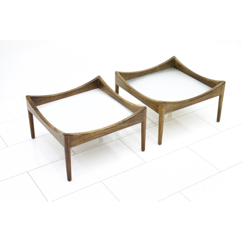 Pair of rosewood side tables by Christian Solmer Vedel - 1960s
