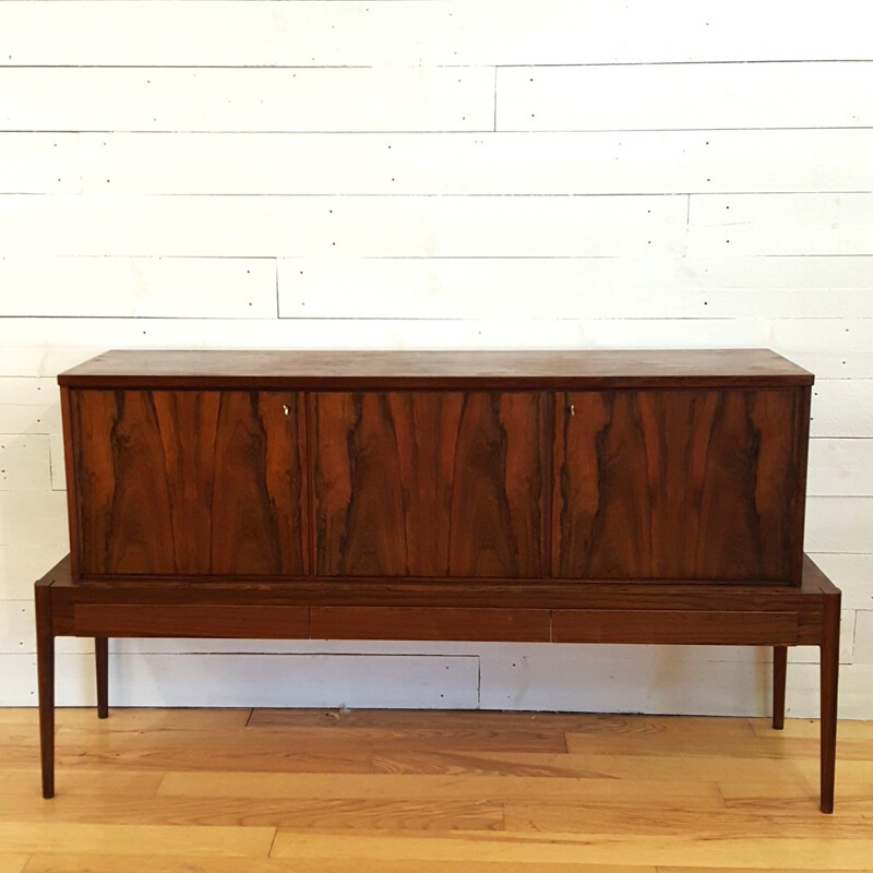 Mid-century nordic rosewood sideboard - 1960s