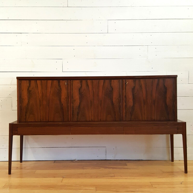 Mid-century nordic rosewood sideboard - 1960s