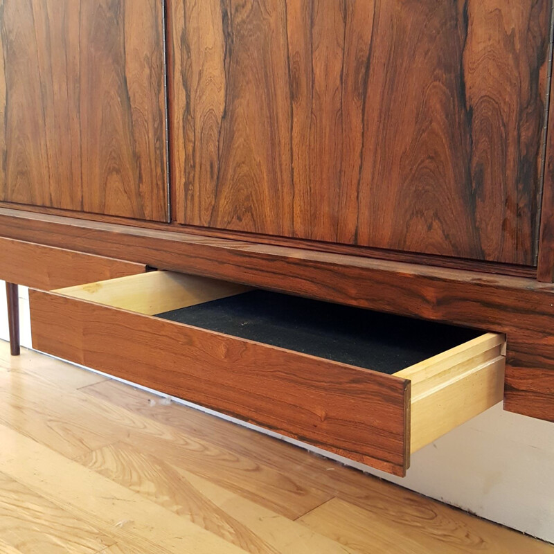 Mid-century nordic rosewood sideboard - 1960s