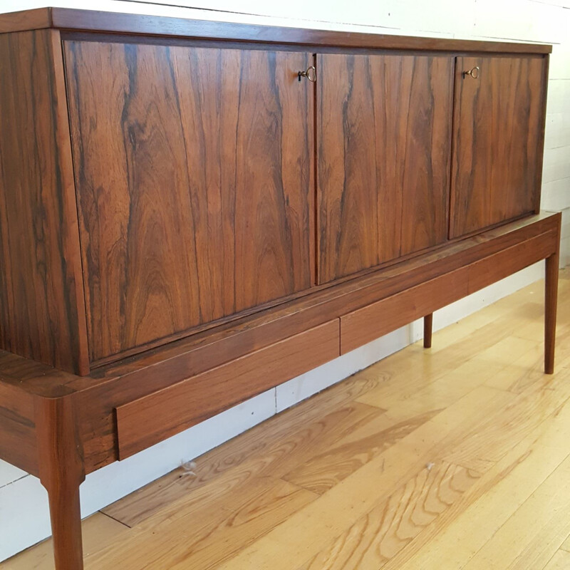 Mid-century nordic rosewood sideboard - 1960s