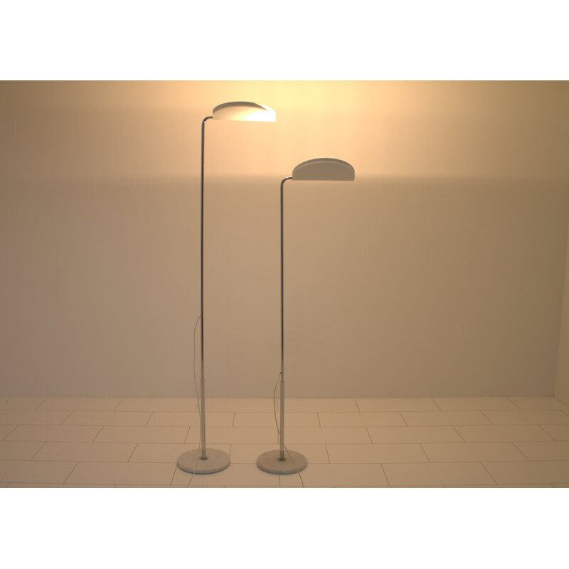 Pair of floor lamp by Bruno Gecchelin Mazzeluna for Skipper Italy - 1970s