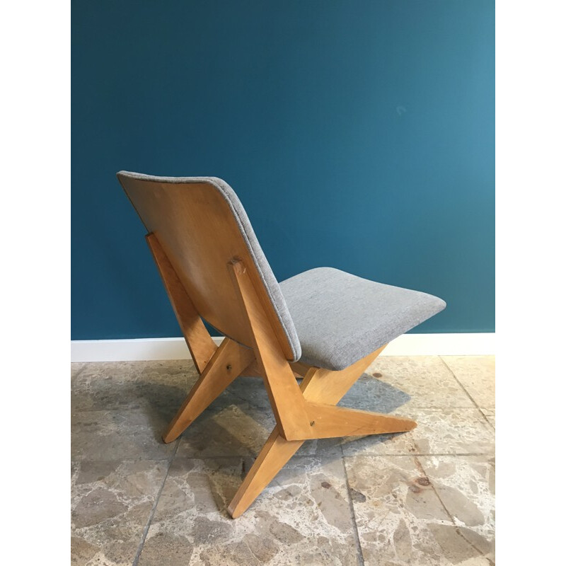 Stunning FB18 Scissor Chair by Jan Van Grunsven for UMS Pastoe, 1955