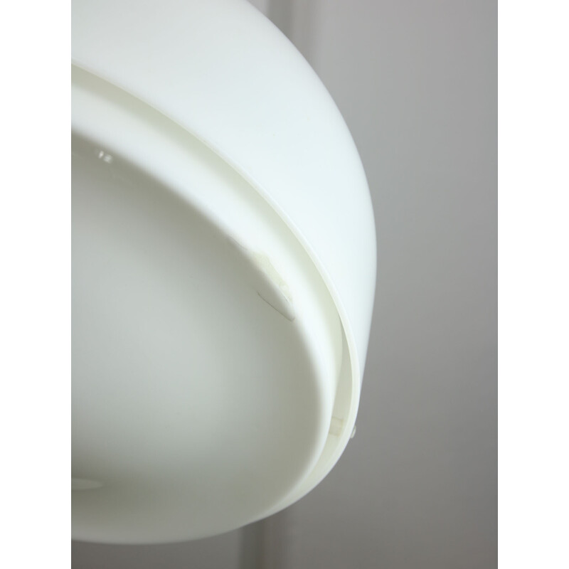 Vintage white Space Age pendant lamp by Guzzini