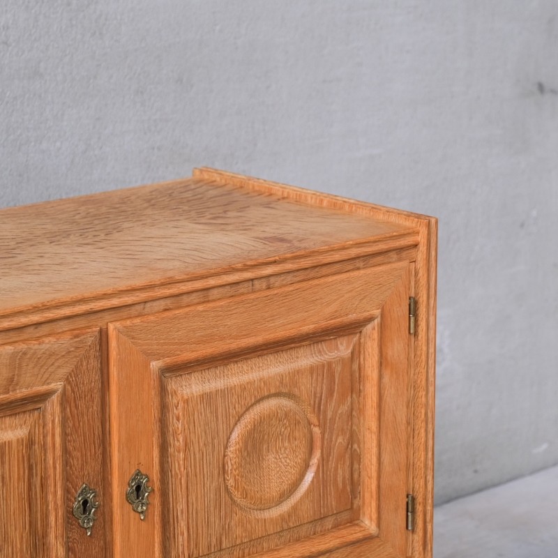 Pair of vintage oak bedside tables, Denmark 1960