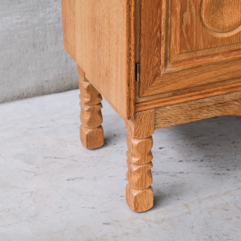 Pair of vintage oak bedside tables, Denmark 1960