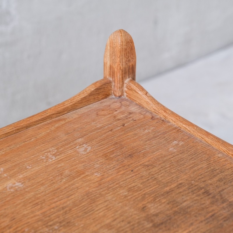 Pair of vintage oak bedside tables, Denmark 1960