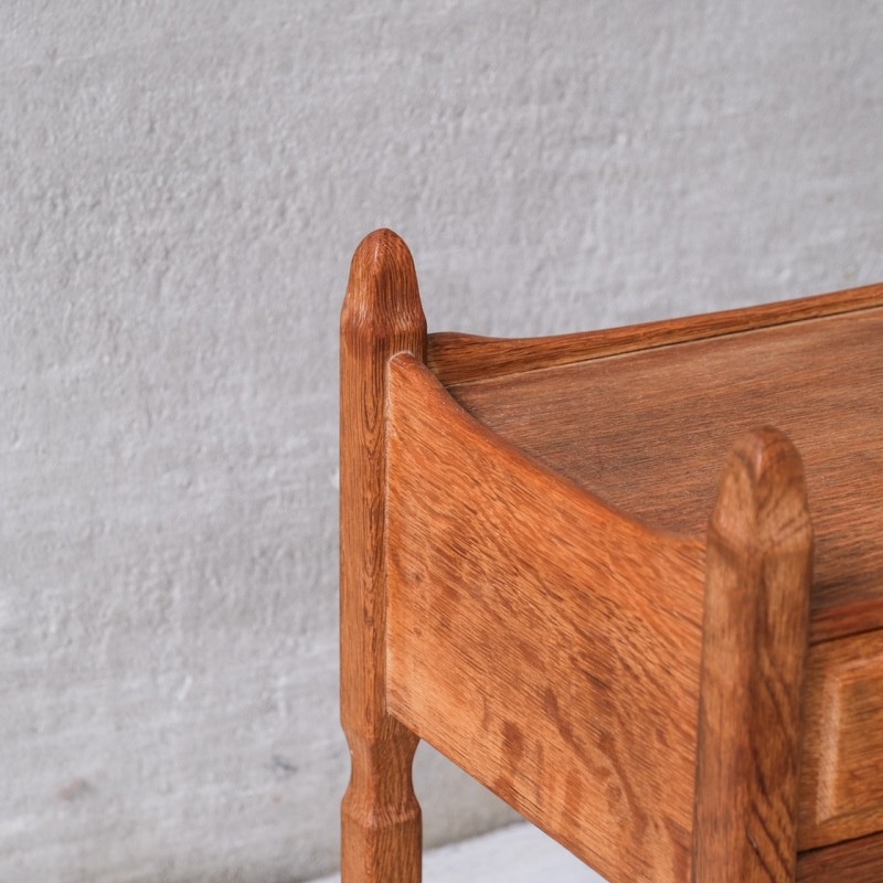 Pair of vintage oak bedside tables, Denmark 1960