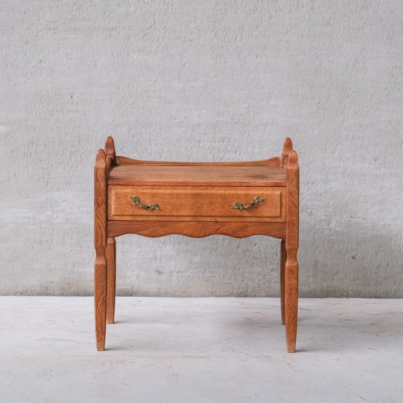 Pair of vintage oak bedside tables, Denmark 1960