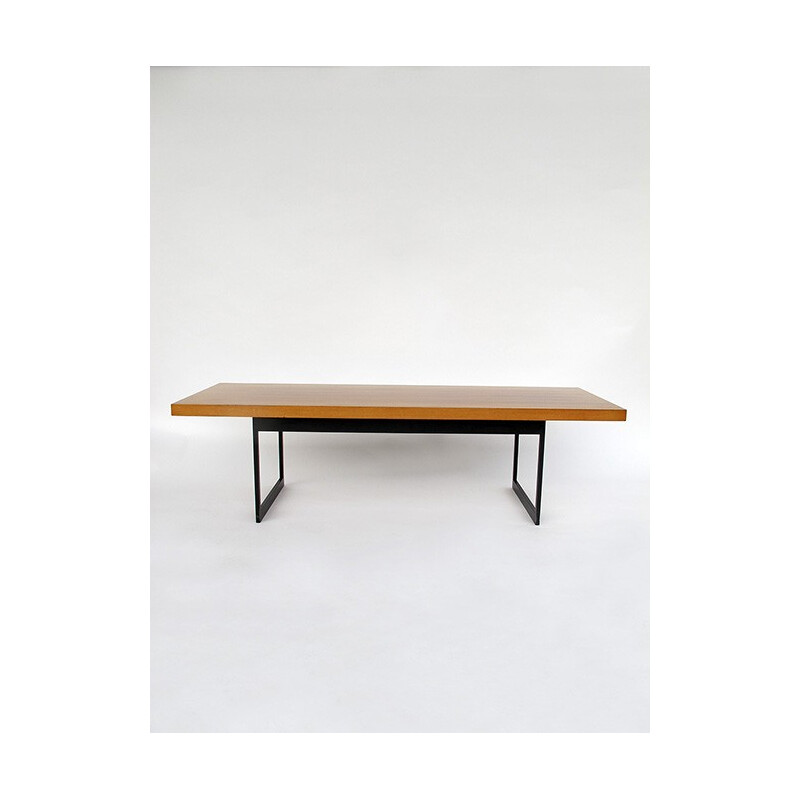 Coffee table in walnut, Dieter WAECKERLIN - 1960s