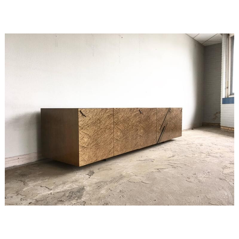 Saporiti sideboard em ácer por Giovanni Offredi - 1960