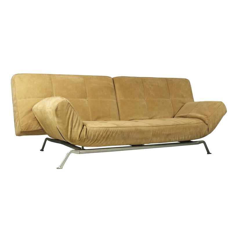 Vintage Smala 3-Sitzer Sofa aus Mikrofaser von Pascal Mourgue für Ligne Roset, Frankreich