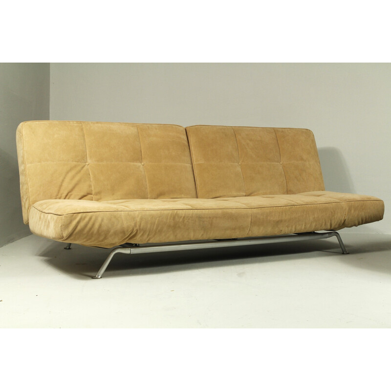 Vintage Smala 3-seater sofa in microfiber by Pascal Mourgue for Ligne Roset, France