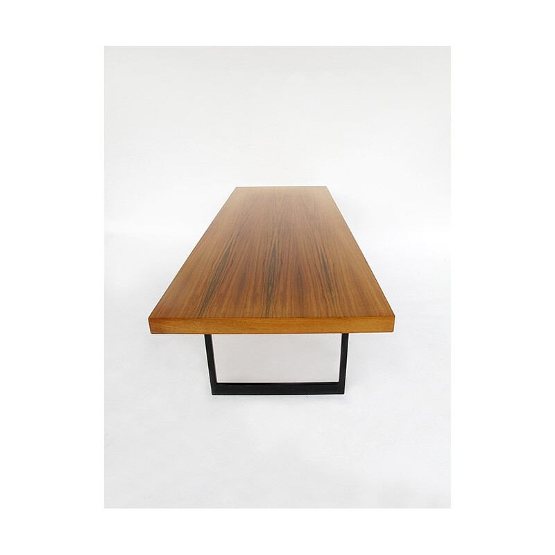 Coffee table in walnut, Dieter WAECKERLIN - 1960s