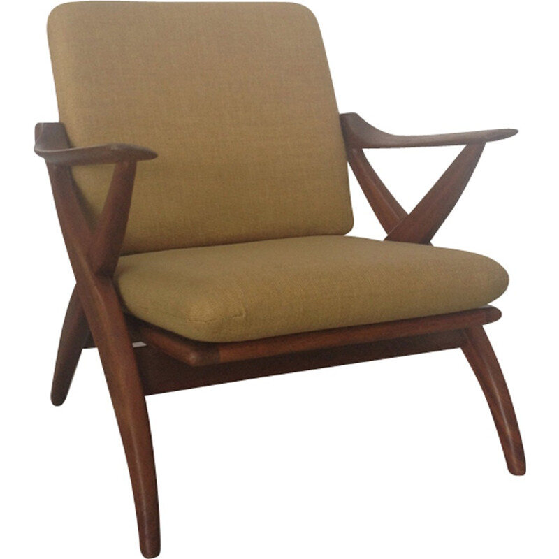 Topform Teak gree, Easy Chair - 1960s