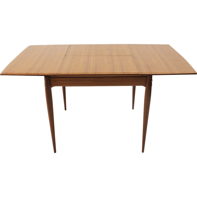 Square Extendable Italian Dining Table - 1950s