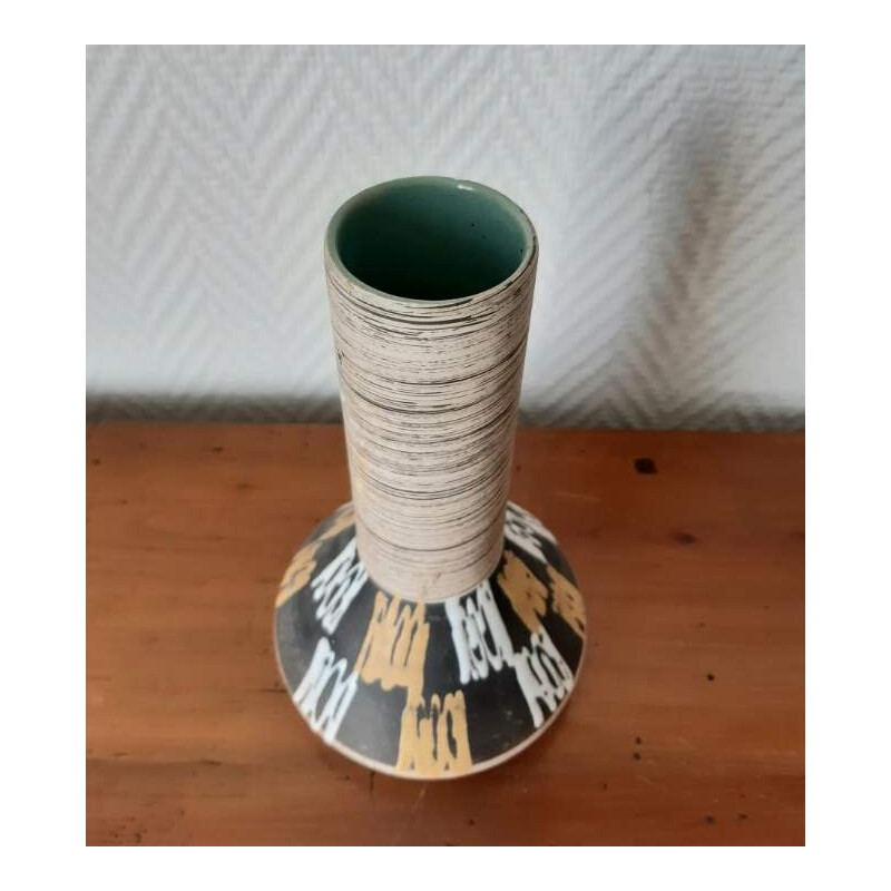 Vintage ceramic vase, West Germany 1970